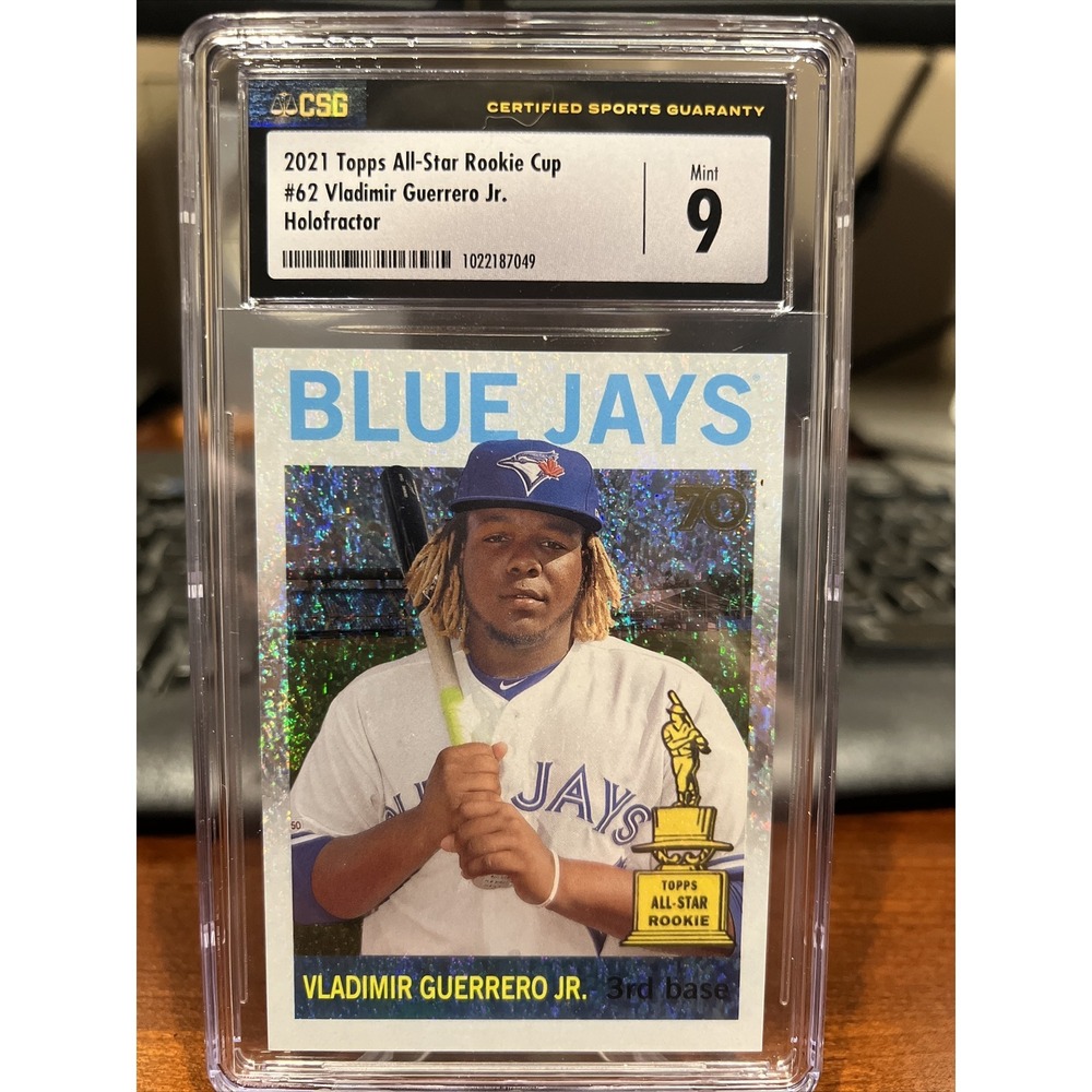 Vladimir Guerrero Jr. 2021 Topps All-Star Rookie‎ Cup #62 HOLOFRACTOR /99